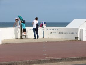 Greenwich Meridian Marker; France; Basse-Normandie; Villers-sur-Mer